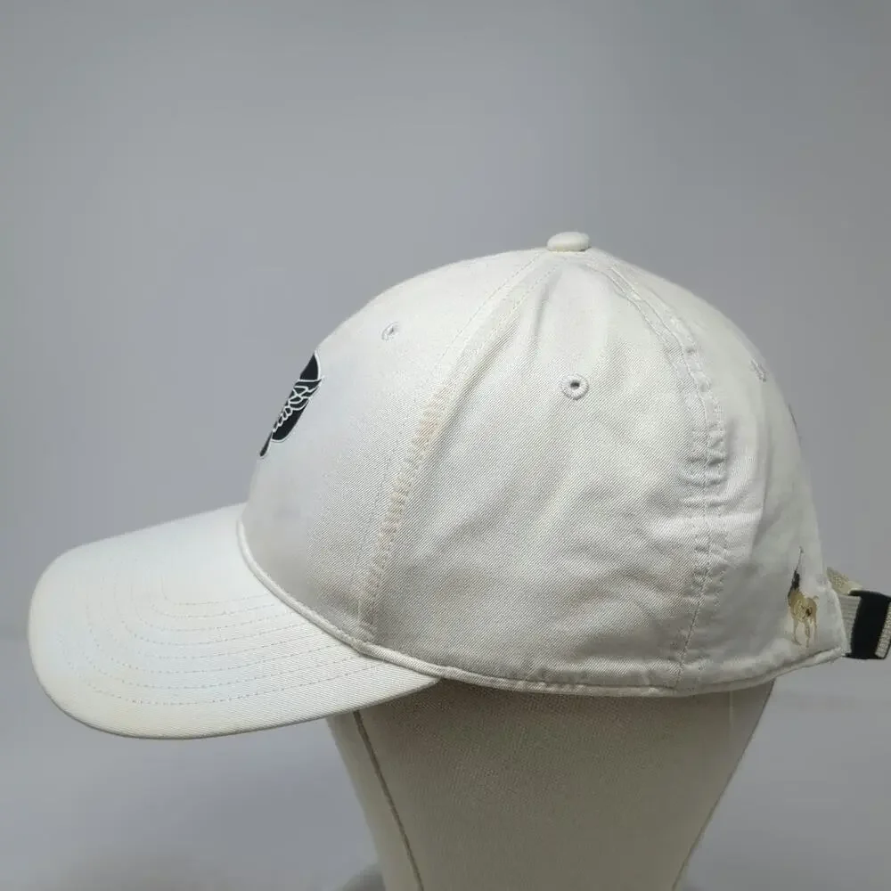 Polo Ralph Lauren Baseball Cap White One Size P-Wing Winged Foot Slideback Hat